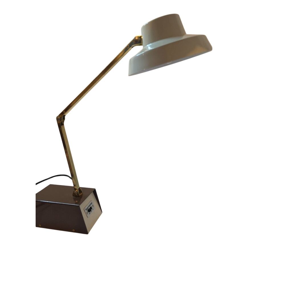 Vintage Mid Century TENSOR Desk Lamp Model 8500 Dual Bulb Light